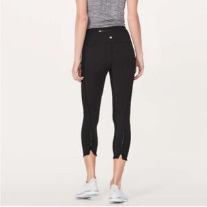 Lululemon on your mark crop black leggings 26683